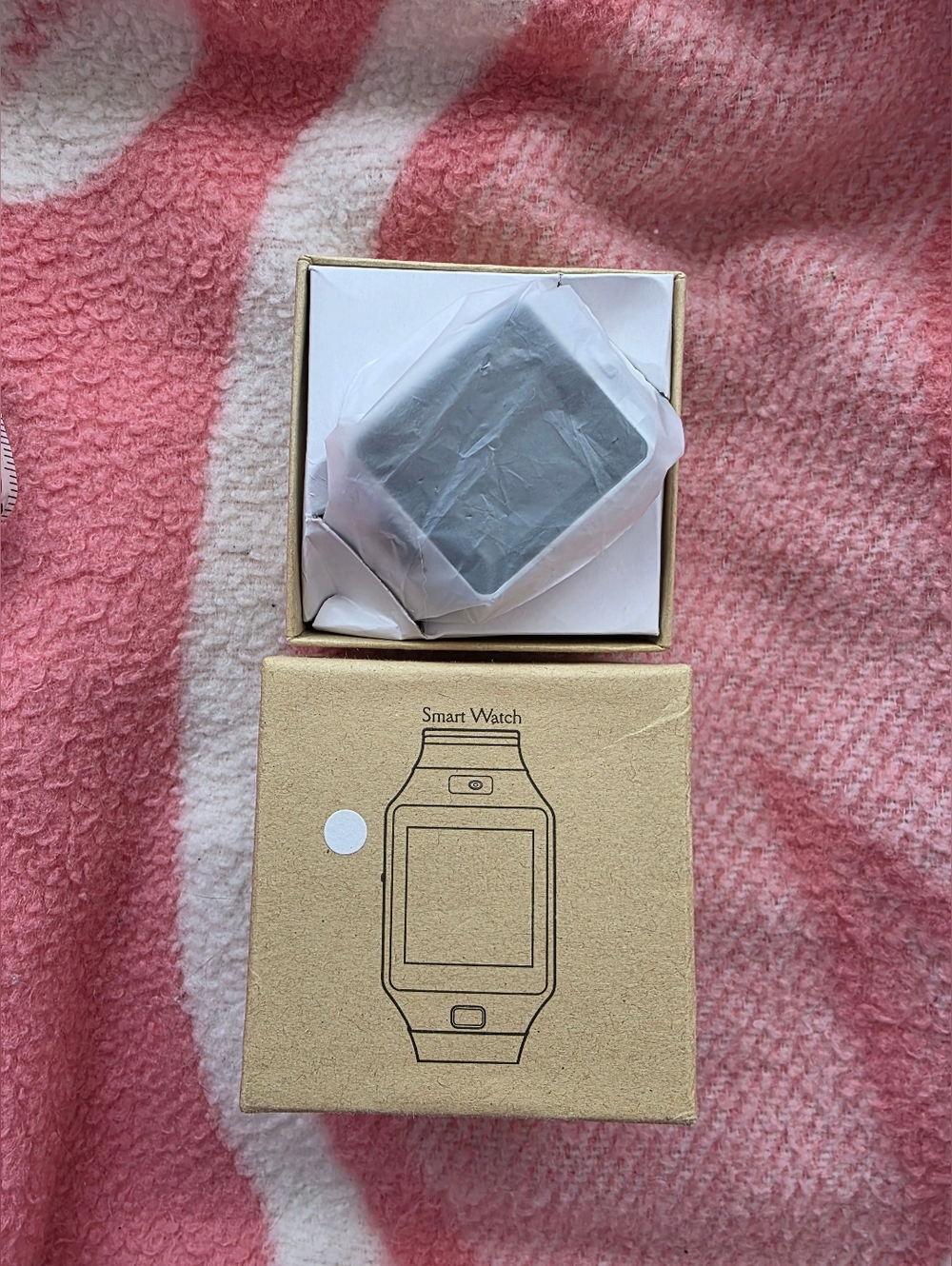 New Black Smart Watch - Compact Fitness & Notification Tracker